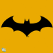 Batman sur fond jaune
